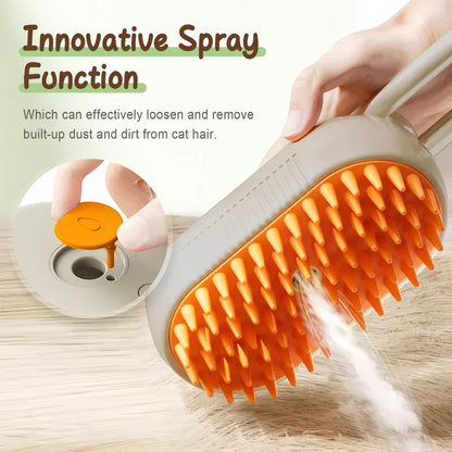 3-in-1 Steamy Pet Brush