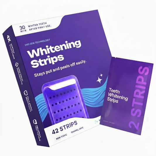 Purple Teeth Whitening Strips