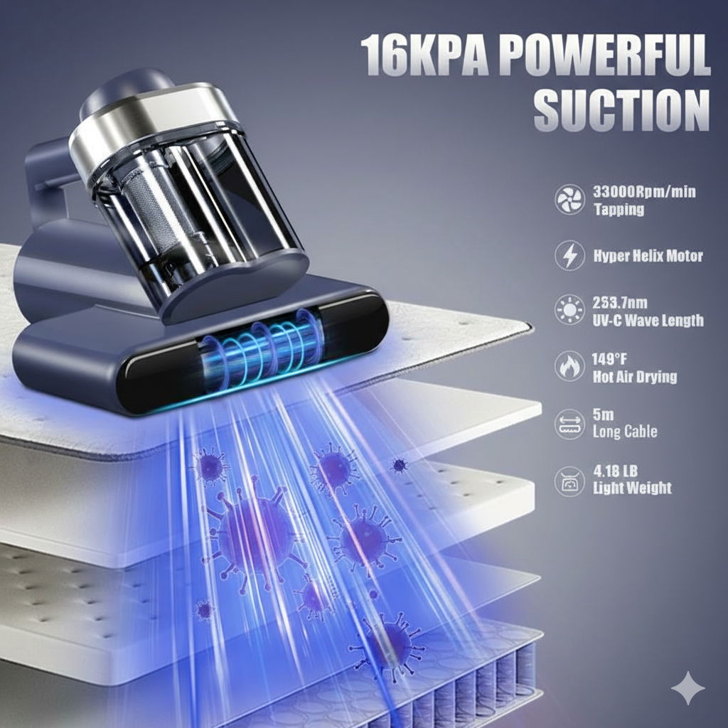 ASGORD™ Mattress Vacuum Cleaner