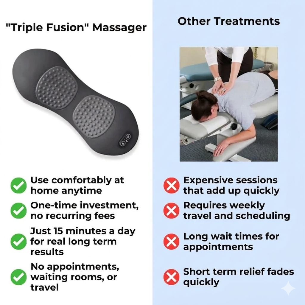 Triple Fusion Back Massager