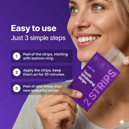 Purple Teeth Whitening Strips