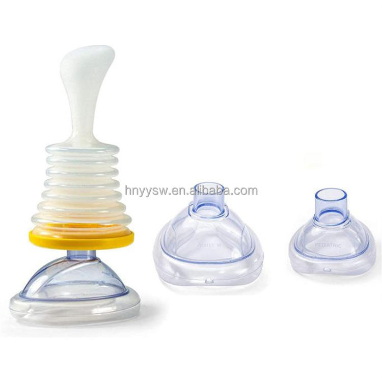 Outdoor First Aid Training Manikin Choking Mask for Breathing Trainer