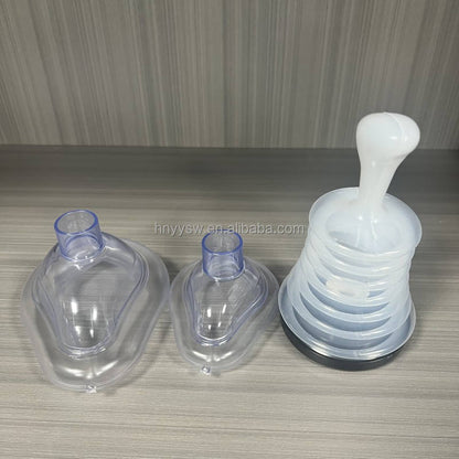 Outdoor First Aid Training Manikin Choking Mask for Breathing Trainer