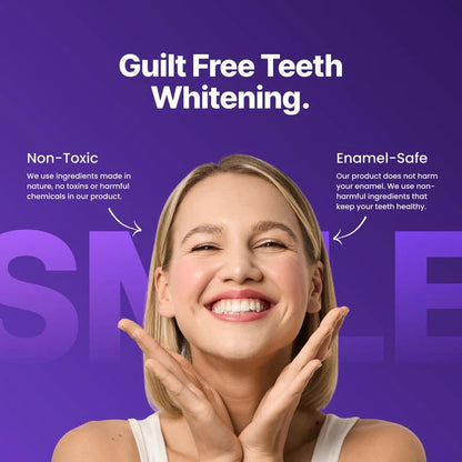 Purple Teeth Whitening Strips